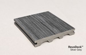 RevoDeck Silver Grey Decking Sample