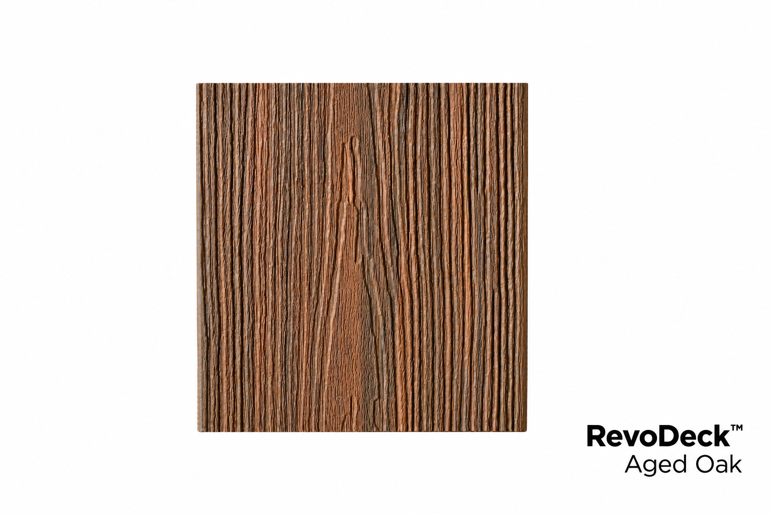 RevoDeck Solid Composite — Aged Oak