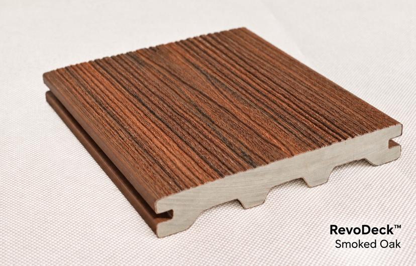 RevoDeck Solid Composite — Smoked Oak